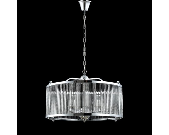 Подвесная люстра Crystal Lux Tadeo SP6 D600 Chrome/Transparente