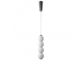 Подвесной светодиодный светильник Crystal Lux Desi SP4 Chrome/White