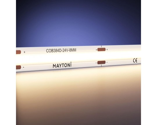 Светодиодная лента Maytoni 12W/m 384LED/m COB теплый белый 5M 201074