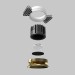 Встраиваемый светодиодный светильник Maytoni Round DL058-12W3K-TRS-BS