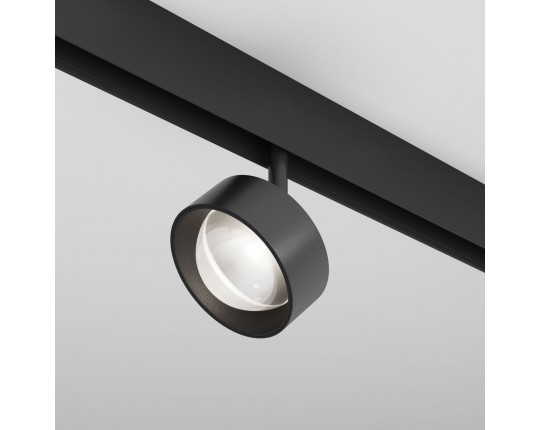 Трековый светодиодный светильник Maytoni Technical Exility Lens TR217-2-15W4K-B
