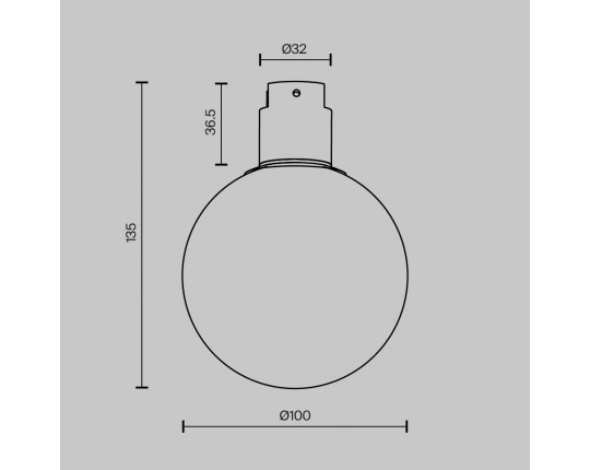Трековый светильник Maytoni Technical TR171-1-5W3K-WB