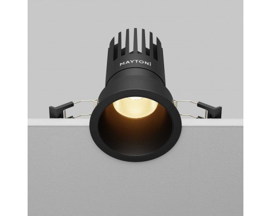 Встраиваемый светильник Maytoni Technical Dip DL118-15W-2.7K-B
