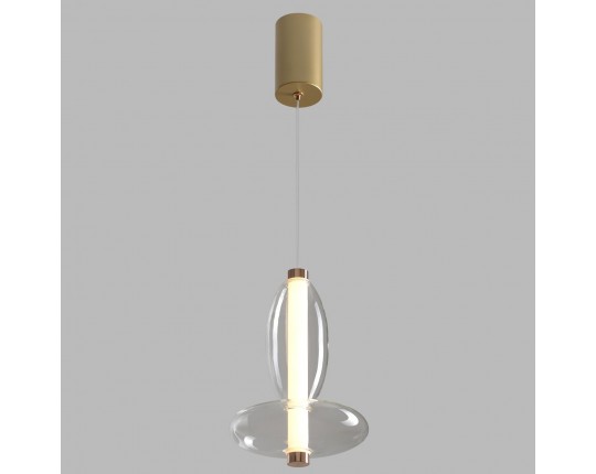 Подвесной светодиодный светильник Crystal Lux Quasar SP7W Led Transparent