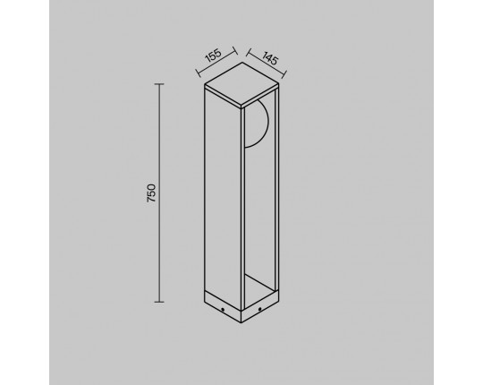 Ландшафтный светильник Maytoni Outdoor O483FL-L10GF3K Ландшафтный светильник Maytoni Outdoor O483FL-L10GF3K