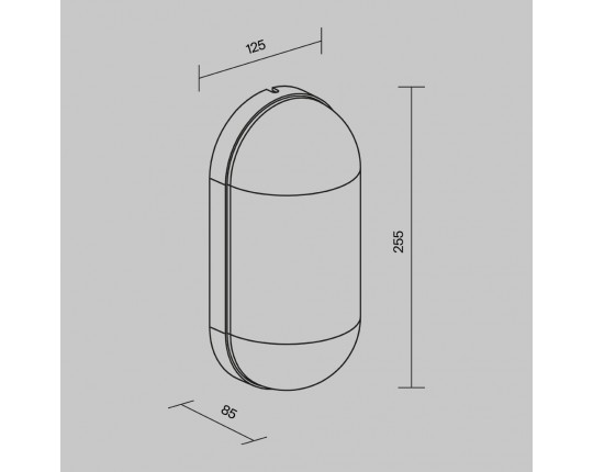 Уличный настенный светильник Maytoni Candle O449WL-01GF