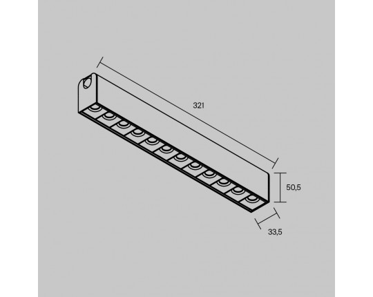 Трековый светильник Maytoni Technical ARITY Points TR237-1-12W3K-B