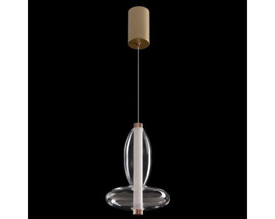 Подвесной светодиодный светильник Crystal Lux Quasar SP10W Led Transparent