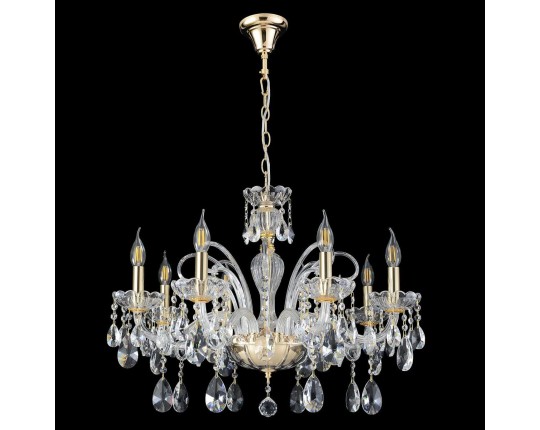 Подвесная люстра Crystal Lux MONICA SP8 GOLD