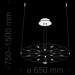 Подвесной светильник Maytoni MOD037PL-L16B