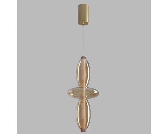 Подвесной светодиодный светильник Crystal Lux Quasar SP14W Led Amber