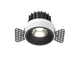 Встраиваемый светодиодный светильник Maytoni Round DL058-12W4K-TRS-B