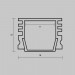 Алюминиевый профиль Maytoni Led Strip 631005 Алюминиевый профиль Maytoni Led Strip 631005