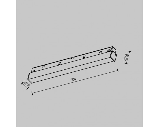 Трековый светильник Maytoni Technical Basis TR030-2-12W2.7K-B