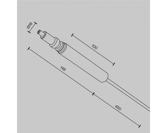 Ввод питания Maytoni Technical CA002PI-B