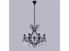 Подвесная люстра Crystal Lux Magnifico SP13 Black/Transparent