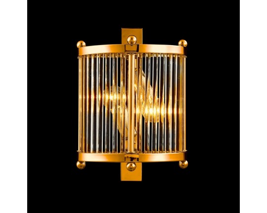 Настенный светильник Crystal Lux Tadeo AP2 Gold/Transparente