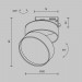 Трековый светодиодный светильник Maytoni Technical Unity Onda TR007-1-18W3K-B-1