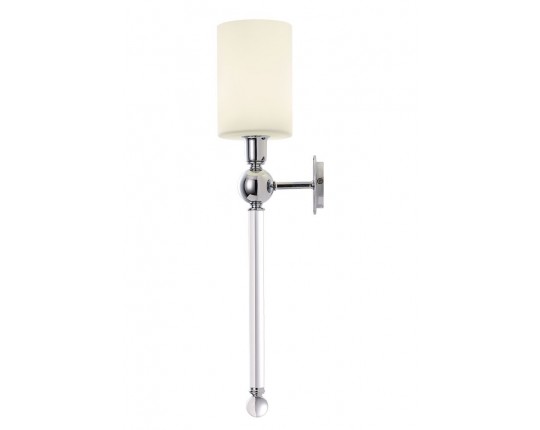 Бра Crystal Lux Mirabella AP1 Chrome/White