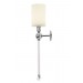 Бра Crystal Lux Mirabella AP1 Chrome/White