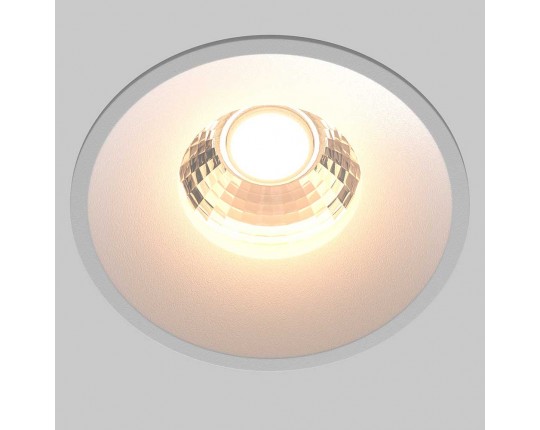 Встраиваемый светодиодный светильник Maytoni Round DL058-12W3K-W