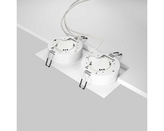 Встраиваемый светильник Maytoni Technical Hoop DL086-02-GX53-SQ-W
