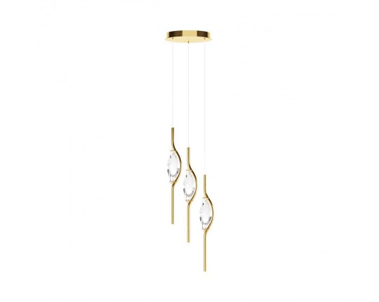 Подвесная светодиодная люстра Maytoni Foresight MOD347PL-L24BS3K