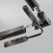 Коннектор питания шарнирный Exility X, черный Maytoni Technical EXILITY X Accessories for tracks Exility X TRA239CS-42B