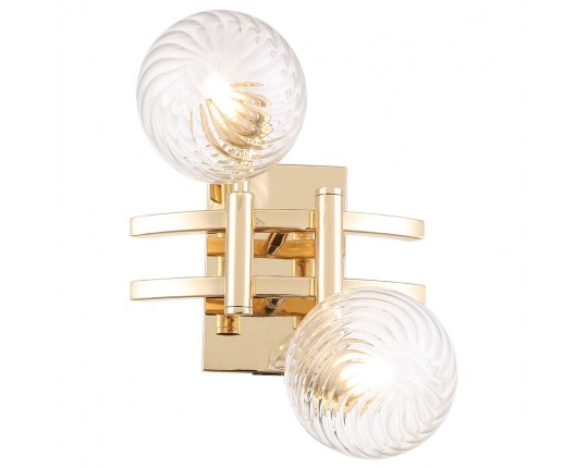 Бра Crystal Lux Luxury AP2 Gold