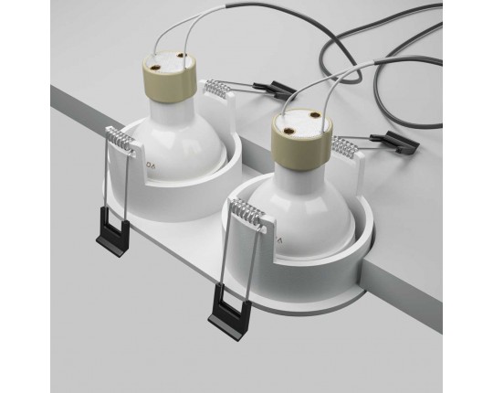 Встраиваемый светильник Maytoni Technical Downlight Share DL126-02-GU10-W