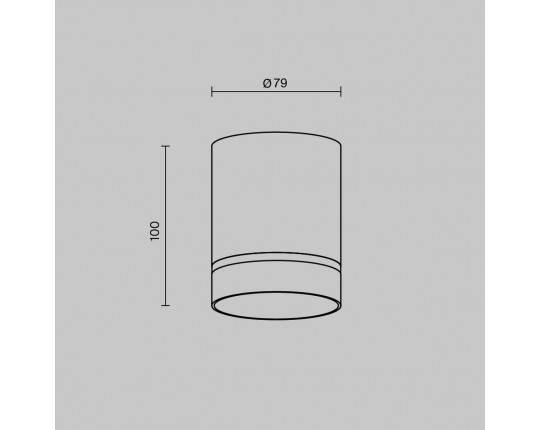 Потолочный светодиодный светильник Maytoni Technical Orlo C085CL-9W4K-B