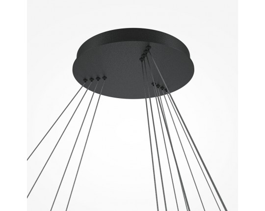 Подвесной светодиодный светильник Maytoni Rim MOD058PL-L174BK