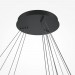 Подвесной светодиодный светильник Maytoni Rim MOD058PL-L174BK