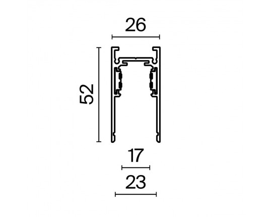 Шинопровод магнитный Maytoni Technical Exility Busbur TRX034-411W