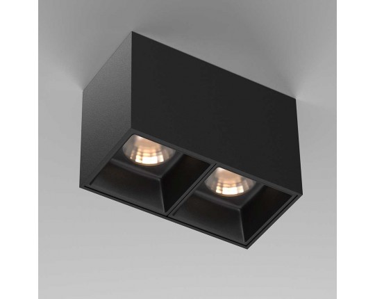 Потолочный светодиодный светильник Maytoni Technical Alfa Led C065CL-02-L12W3K-B Потолочный светодиодный светильник Maytoni Technical Alfa Led C065CL-02-L12W3K-B