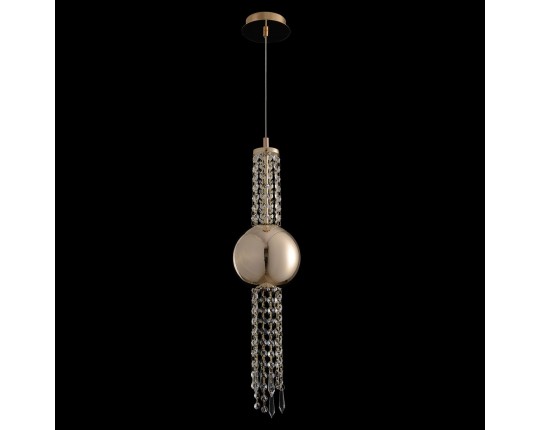 Подвесной светодиодный светильник Crystal Lux Navajo SP3W Led Gold