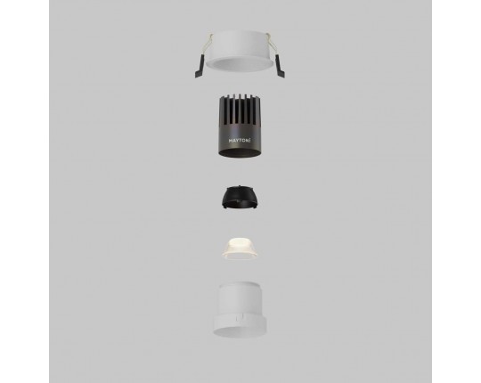 Встраиваемый светильник Maytoni Technical DL116-10W-3K-W Встраиваемый светильник Maytoni Technical DL116-10W-3K-W
