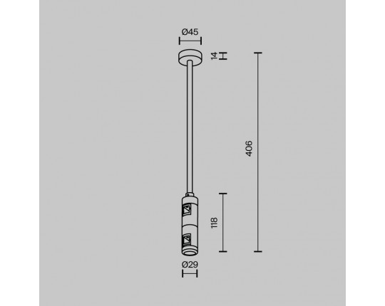 Крепление потолочное Maytoni Technical Accessories for tracks Flarity TRA158C-D1-B Крепление потолочное Maytoni Technical Accessories for tracks Flarity TRA158C-D1-B