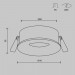 Встраиваемый светильник Maytoni Technical DL027-GX53-MG