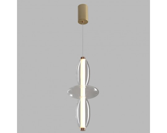 Подвесной светодиодный светильник Crystal Lux Quasar SP14W Led Transparent