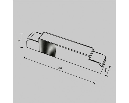 Блок питания Maytoni Technical Triac 23-40V 38-50W IP20 0,95-1,2A PSL-TR40-950-1200mA