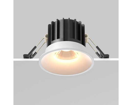 Встраиваемый светодиодный светильник Maytoni Round DL058-12W3K-W