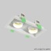 Встраиваемый светильник Crystal Lux CLT 069C2 WH