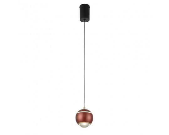 Подвесной светодиодный светильник Crystal Lux Caro SP Led Red