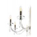 Подвесная люстра Crystal Lux AURELIO SP8 GOLD+CHROME/TRANSPARENT