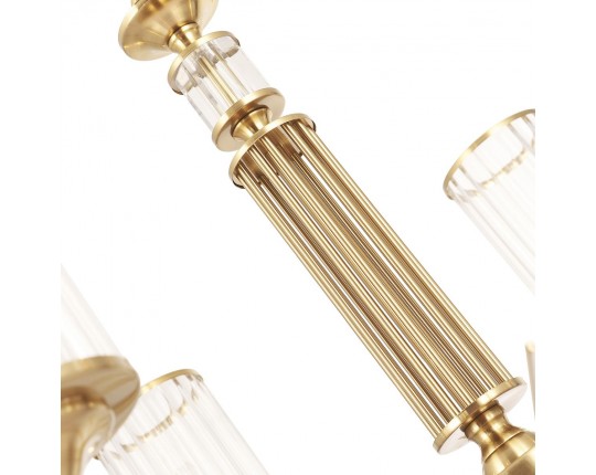 Подвесная люстра Crystal Lux Gloria SP6 Brass