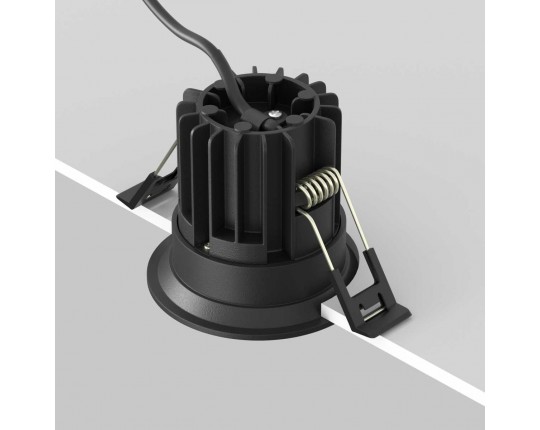 Встраиваемый светильник Maytoni Technical Downlight Round DL058-7W2.7K-B