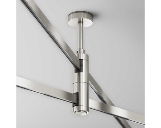 Крепление потолочное двойное Short 78мм Maytoni Technical TRA156C-D1-PT