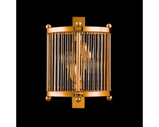 Настенный светильник Crystal Lux Tadeo AP2 Gold/Transparente