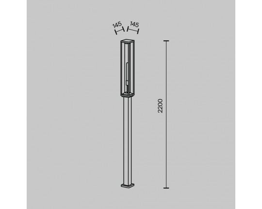 Садово-парковый светильник Maytoni Cell O452FL-01GF3